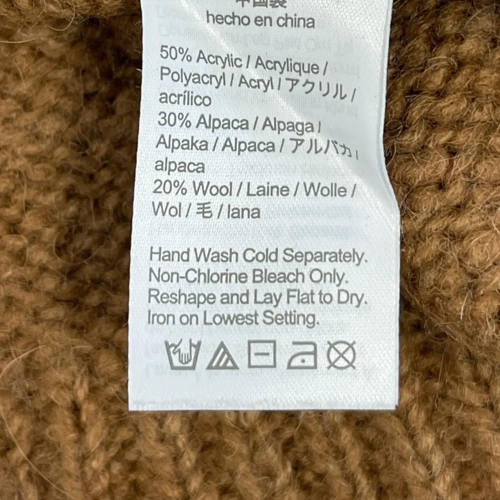 J. Crew Classic Brown Crew Neck Sweater. L